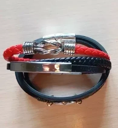 Lot de 3 Bracelets Premium - Cuir Synthétique - Fermoir de Sécurité – photo 3
